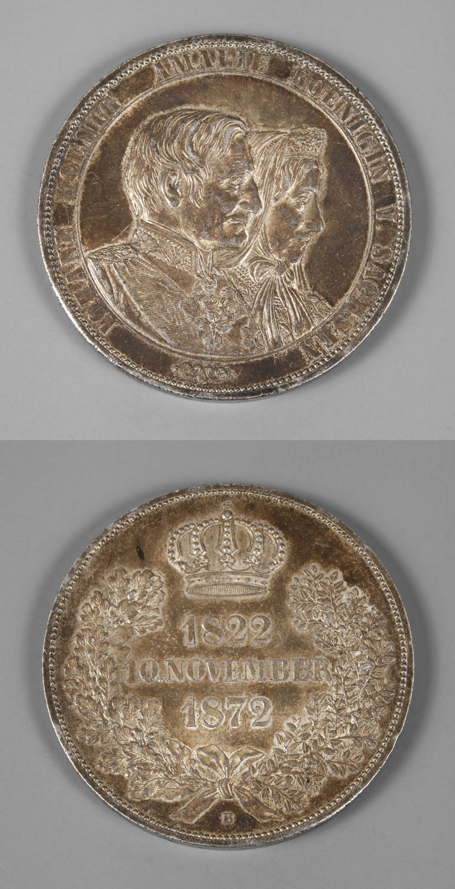 Doppeltaler Sachsen 1872