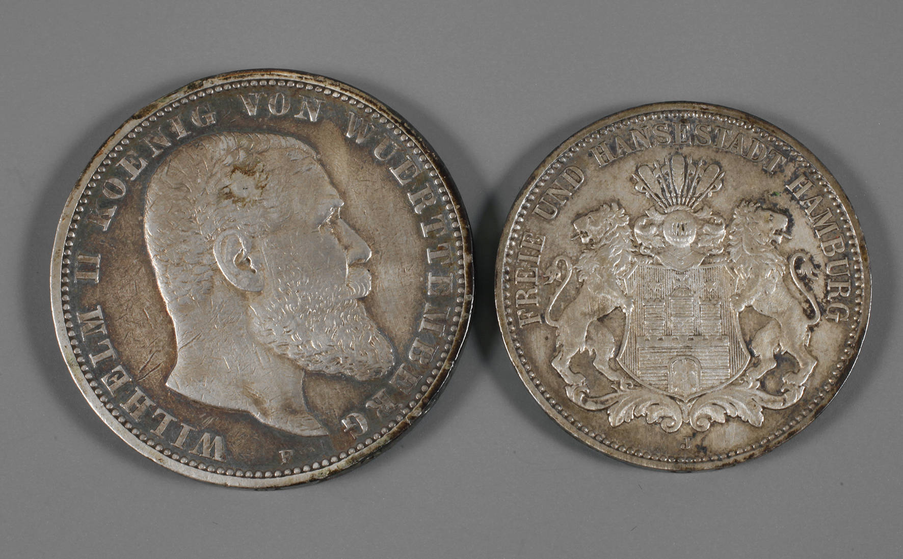 Zwei Münzen Deutsches Reich