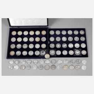 Posten Silbergedenkmünzen BRD