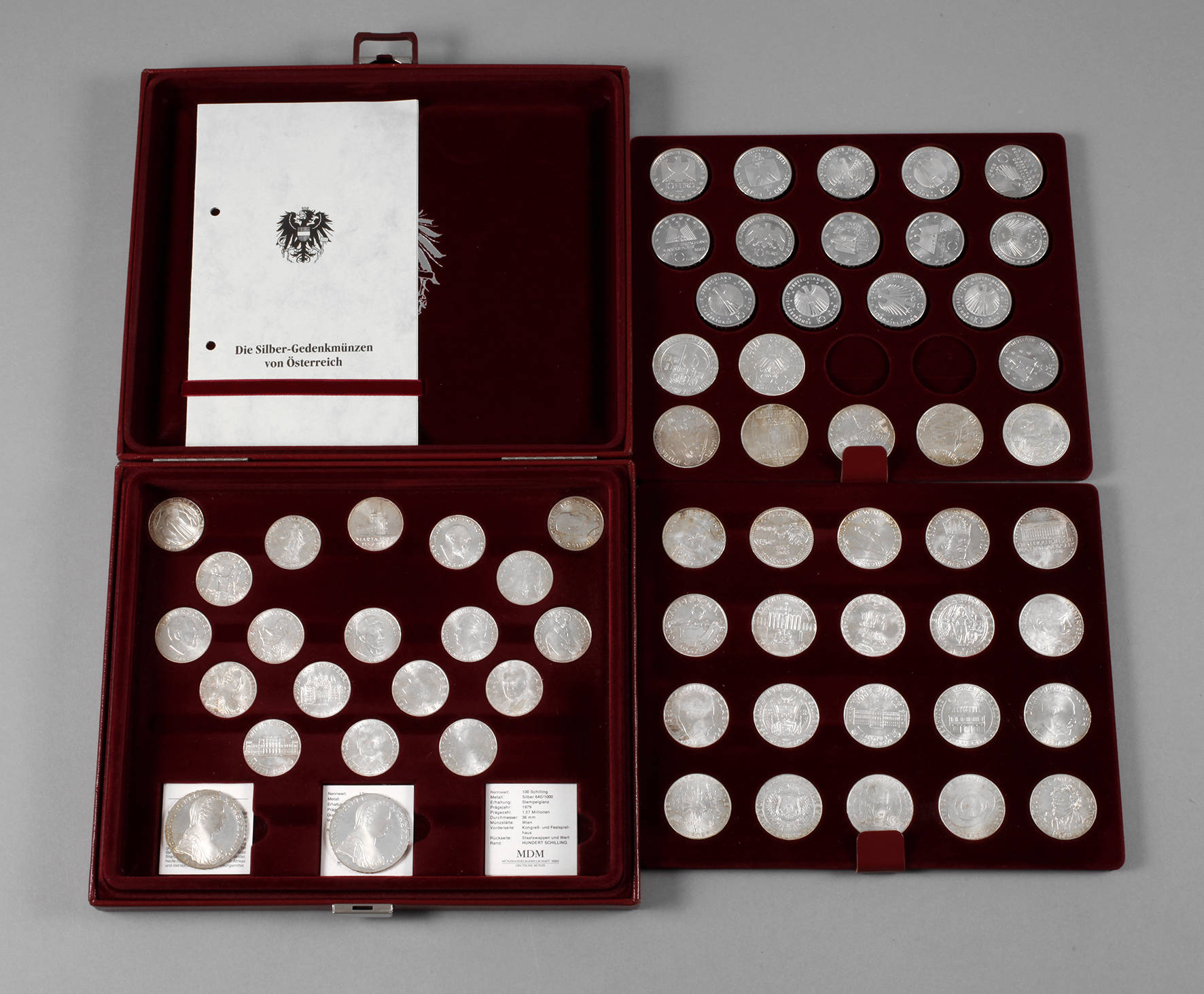 Sammlung Silbergedenkmünzen Österreich