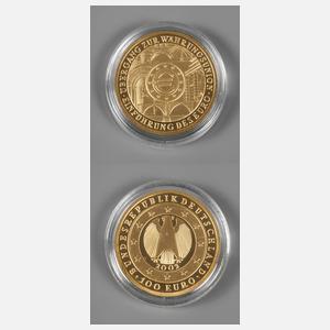 Goldmünze BRD 2002