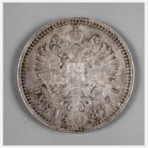 Silberrubel 1897
