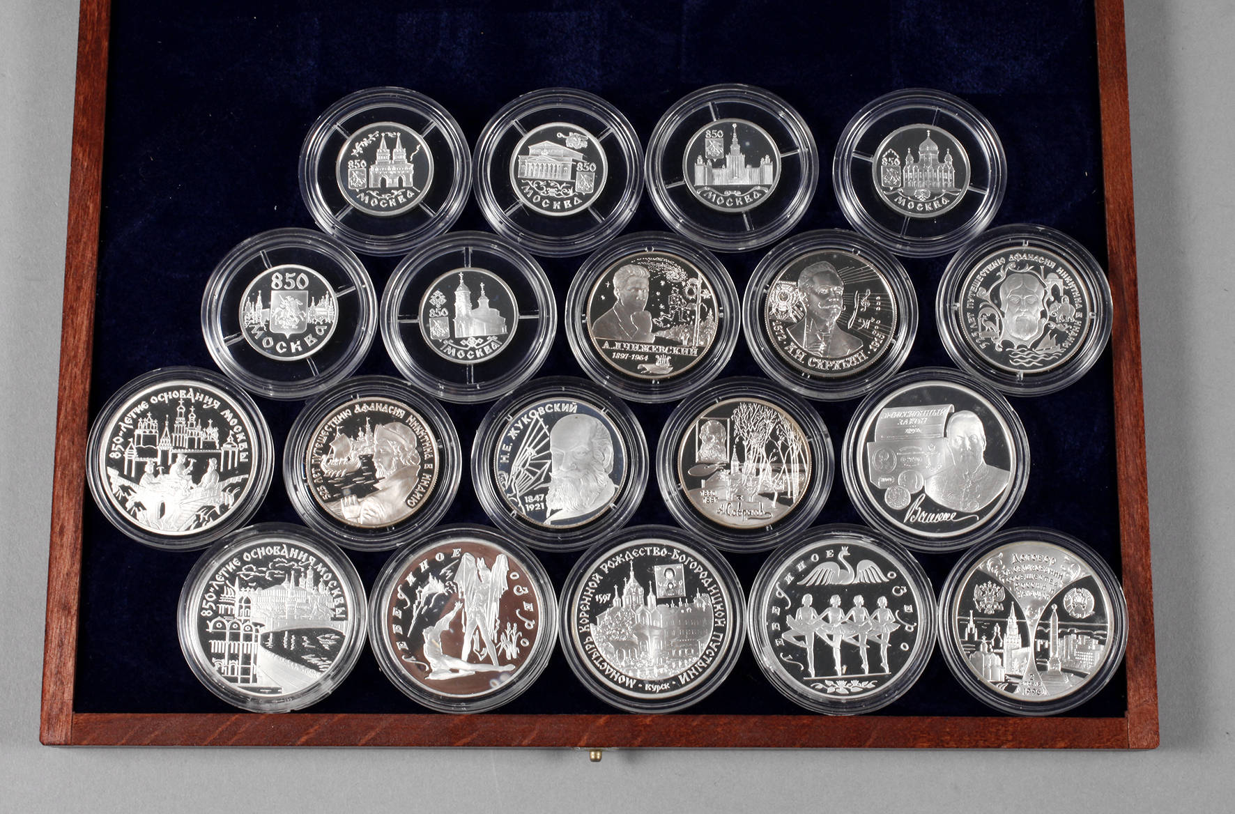 Konvolut Silbermünzen Russland