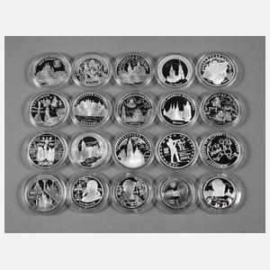 Posten russische Silbermünzen