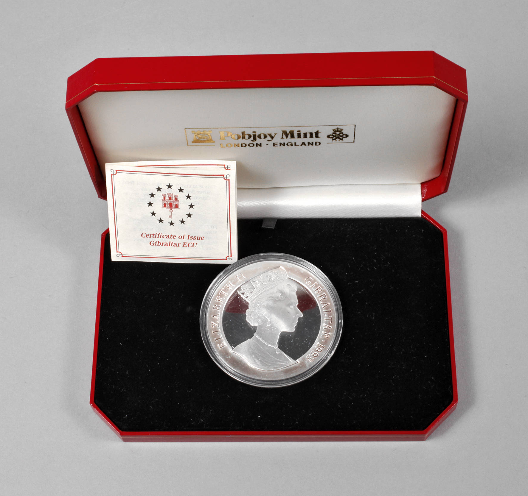 Silbermünze Gibraltar 1993