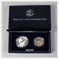 Zwei Gedenkmünzen USA111