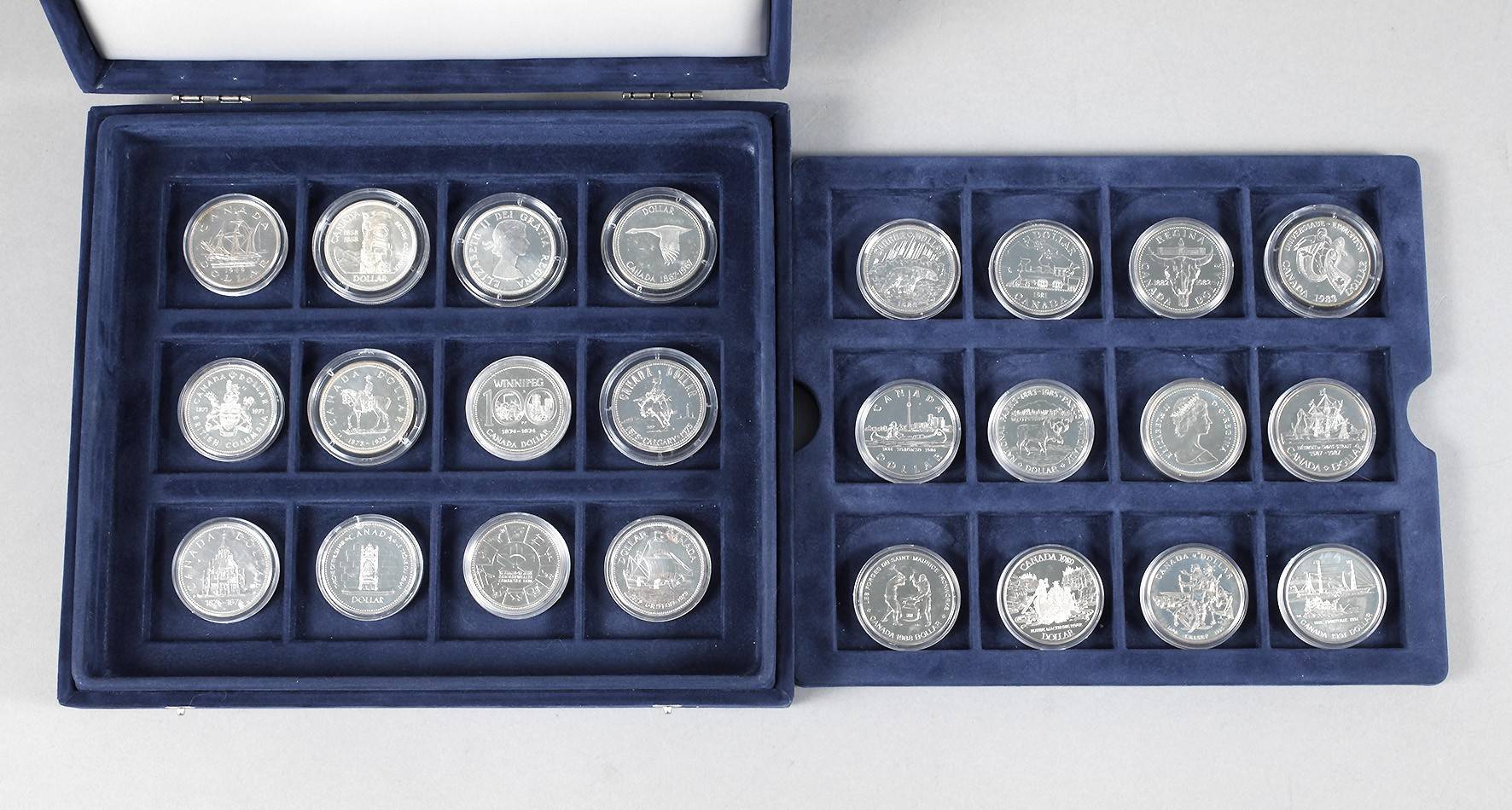 24 Silberdollar Kanada