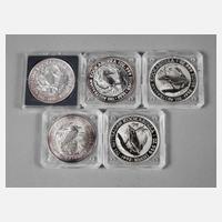 Fünf Silberdollar Australien111