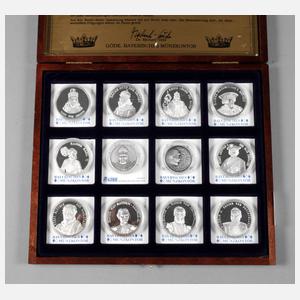 Sammlung Silbermedaillen Deutsche Könige