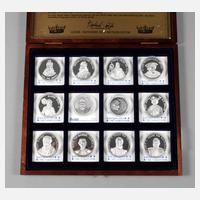 Sammlung Silbermedaillen Deutsche Könige111