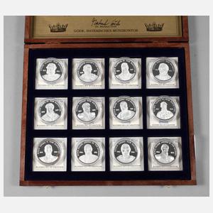 Sammlung Silbermedaillen Deutsche Könige