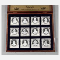 Sammlung Silbermedaillen Deutsche Könige111