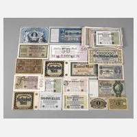 Konvolut Reichsbanknoten111