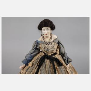 Teepuppe mit Wachskopf