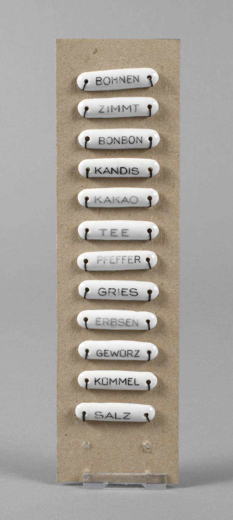 Porzellanschilder für Kaufmannsladen