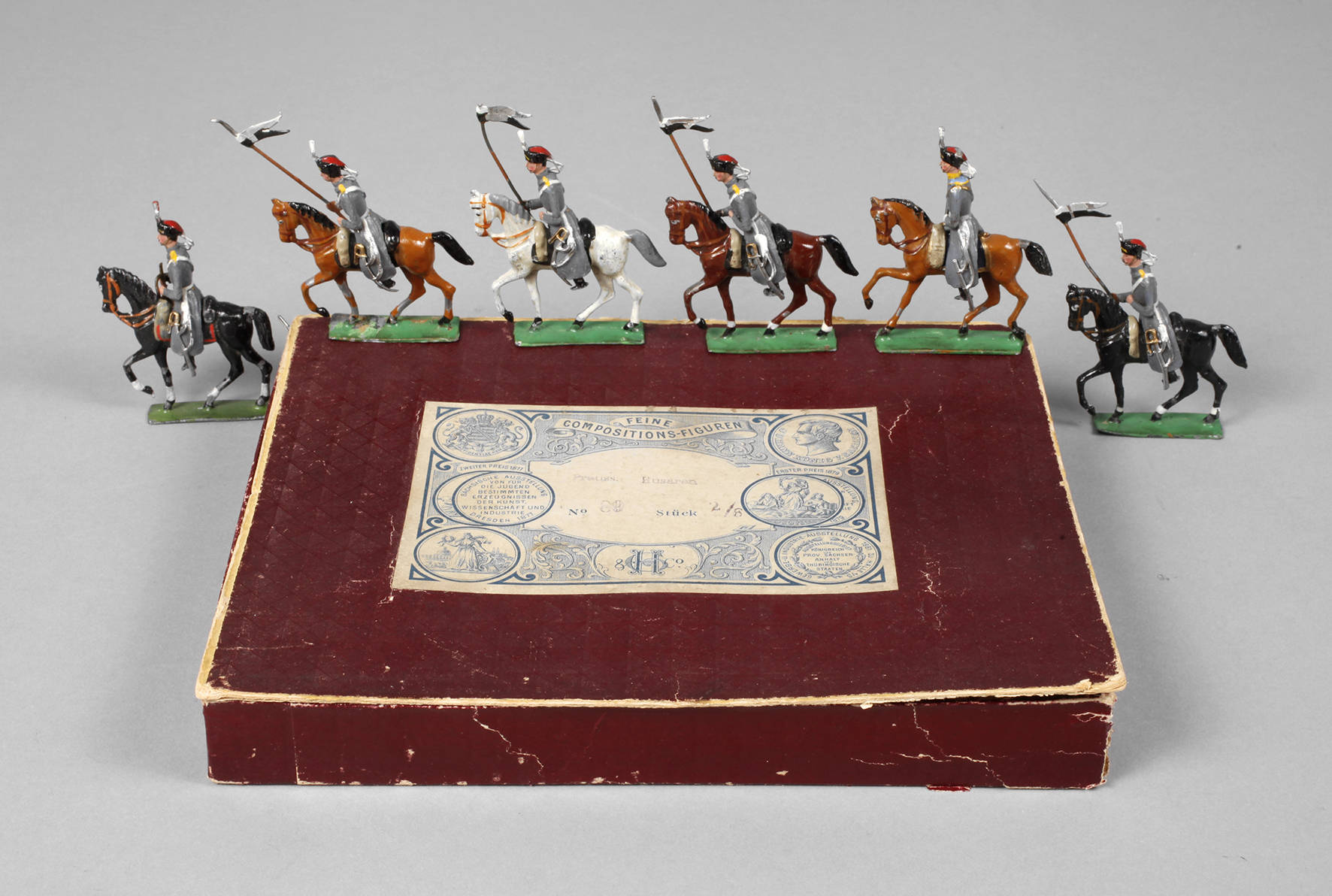 Georg Heyde Zinnfiguren ”Preuss. Husaren”