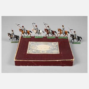 Georg Heyde Zinnfiguren ”Preuss. Husaren”