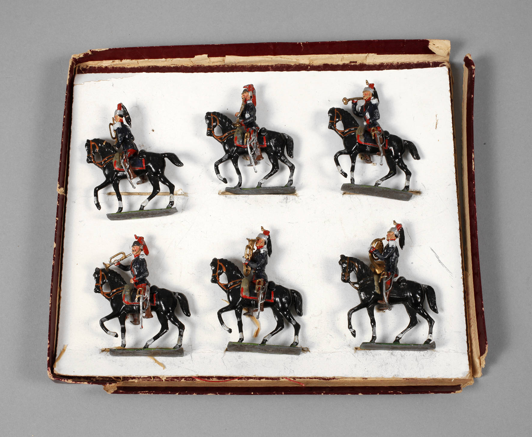 Georg Heyde Zinnfiguren als Französische Dragoner
