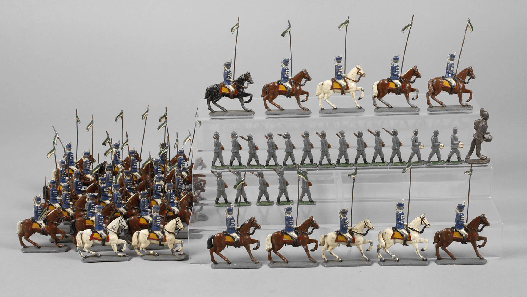 Konvolut Zinnsoldaten Parade