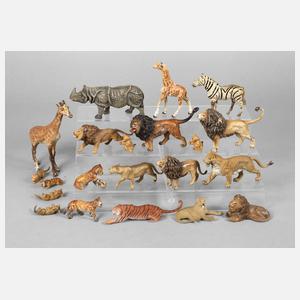 Konvolut Lineol Zootiere