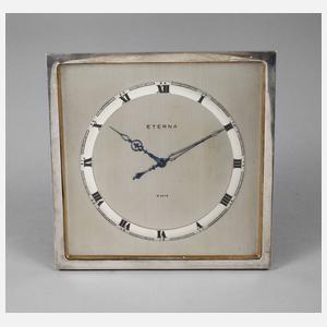 Silber Tischuhr Eterna