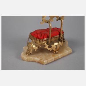 Tischuhr mit Spindelhemmung