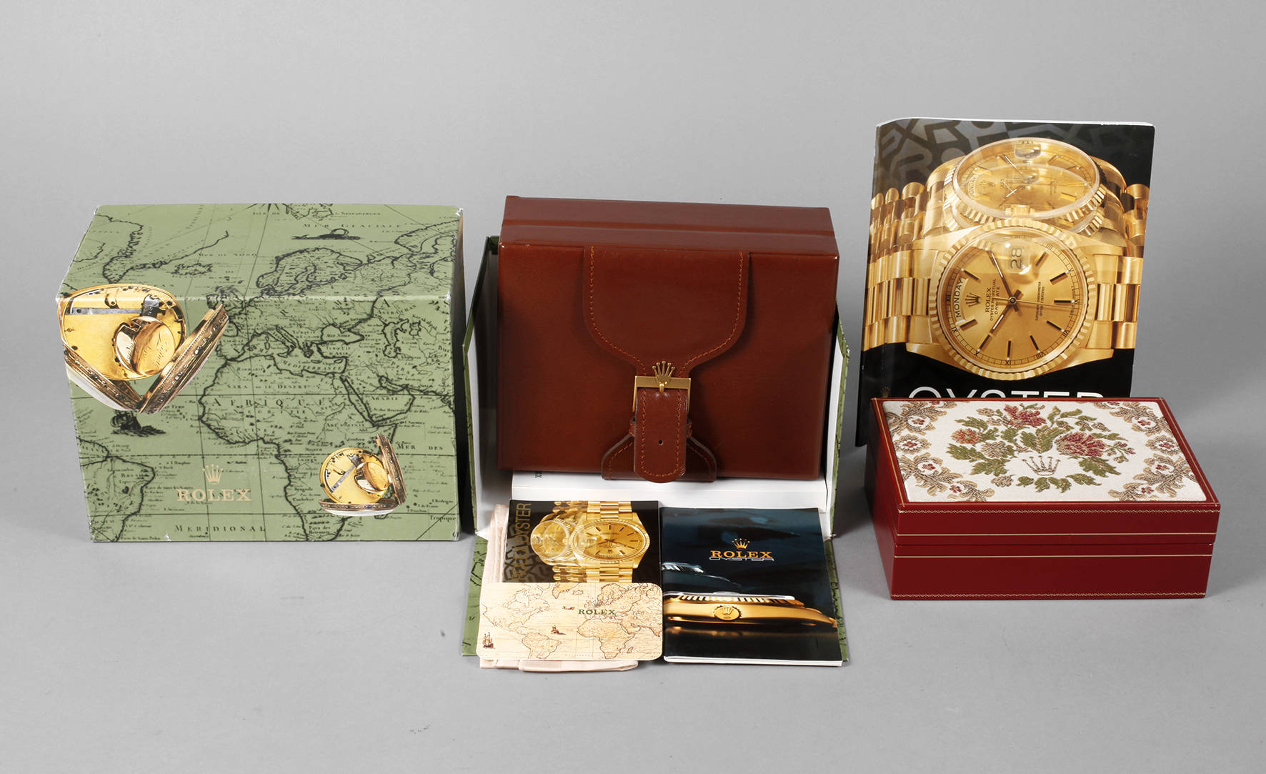 Zwei Rolex Uhrenboxen