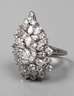 Cocktailring mit Diamanten und Brillanten ca. 4,5 ct
