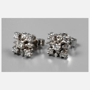 Paar Brillantohrstecker