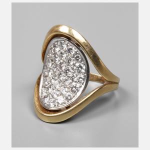 Brillantring ca. 1,5 ct