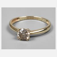 Solitärring mit Brillant 1,12 ct111