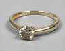 Solitärring mit Brillant 1,12 ct