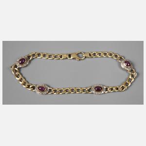 Armband mit Rubinen