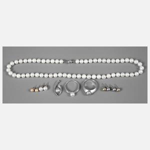 Konvolut Perlenschmuck