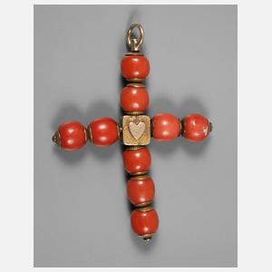 Kreuz mit Korallen