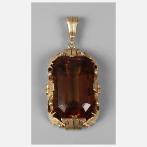 Feiner Citrinanhänger