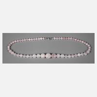 Collier aus facettierten Rosenquarz111