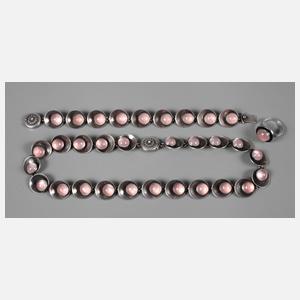 Schmuckset mit Rosenquarz