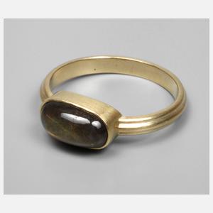 Goldring mit Labradorit