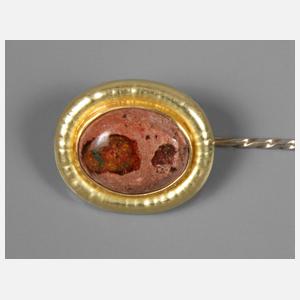 Krawattennadel mit Feueropal