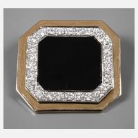 Anhänger Onyx mit Brillanten von ca. 1,0 ct111