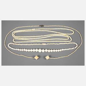 Drei Elfenbeinketten