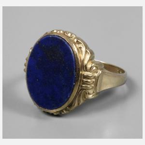 Herrenring mit Lapislazuli
