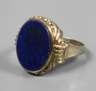 Herrenring mit Lapislazuli