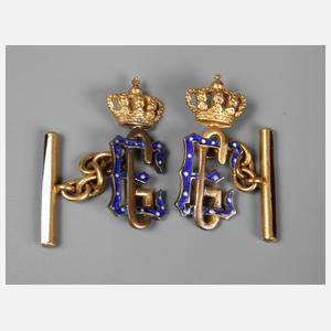 Manschettenknöpfe Herzog Ernst Günther zu Schleswig-Holstein