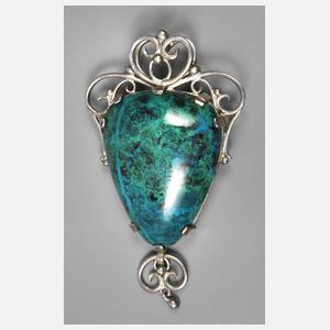Brosche mit Chrysokoll