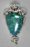 Brosche mit Chrysokoll