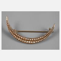 Jugendstilbrosche Gold111