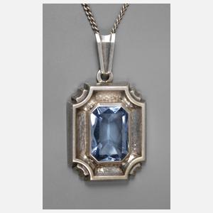 Silberanhänger mit Kette