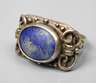 Silberring mit Lapislazuli